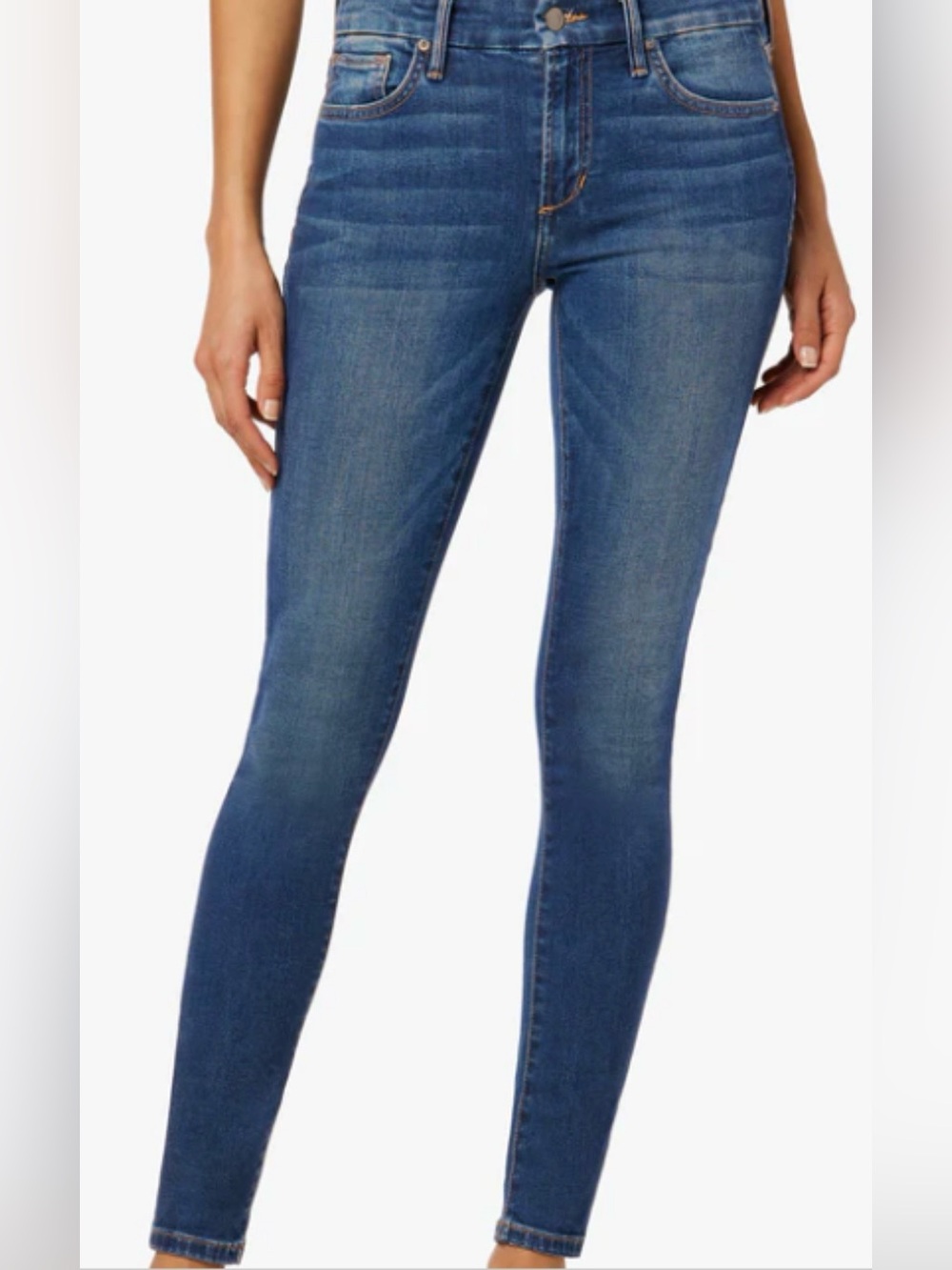Joe's Jeans The Icon Women's Dark Blue Denim Jeans - Mid Rise Skinny
